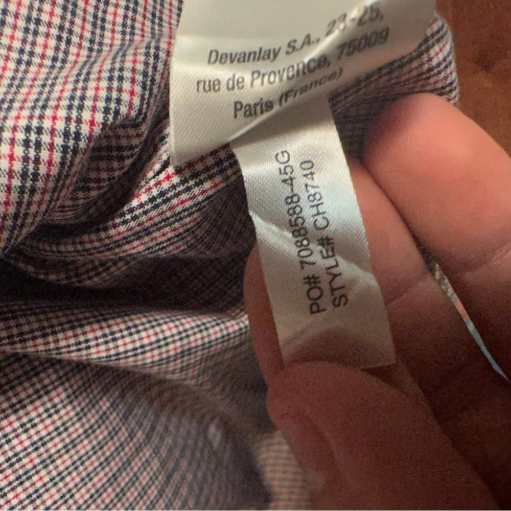 Lacoste button up shirt size 38 regular fit - Picture 4 of 5